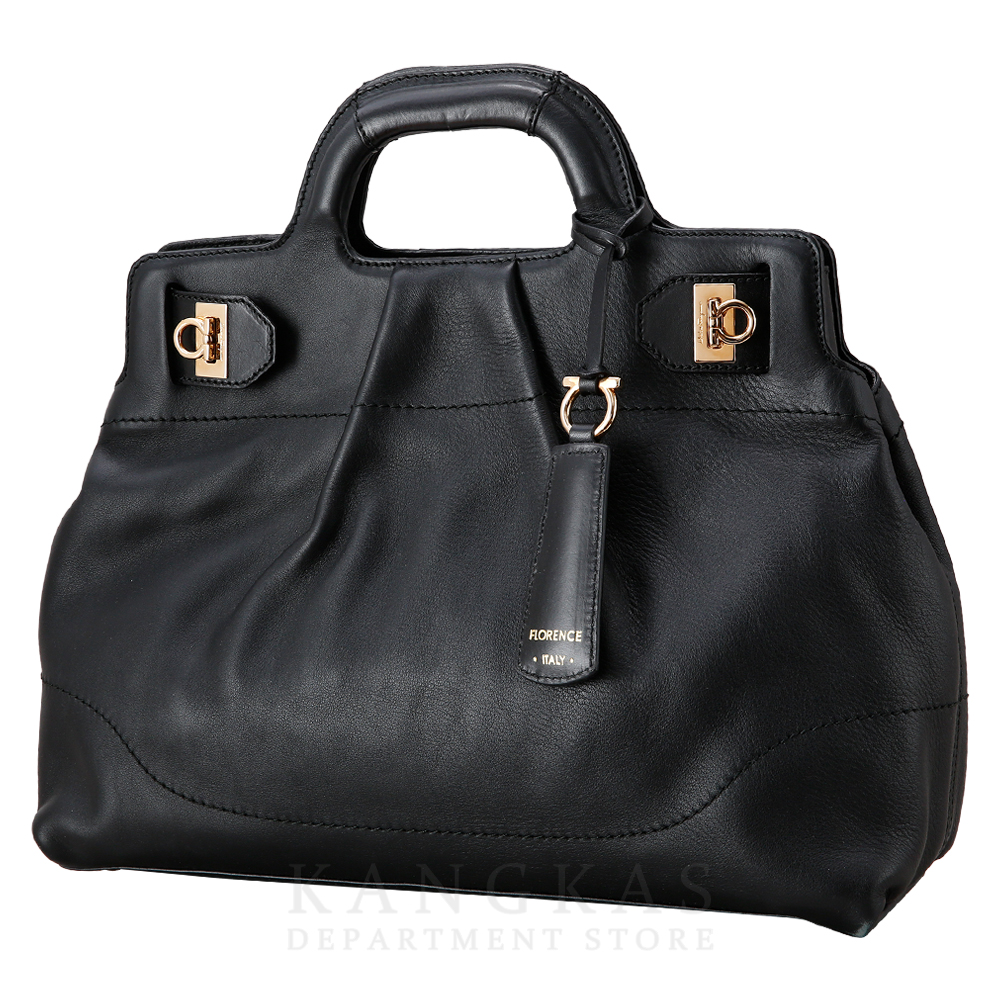 FERRAGAMO(USED)페레가모 레더 숄더백